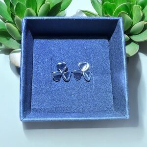 .925 Clover Stud Earrings